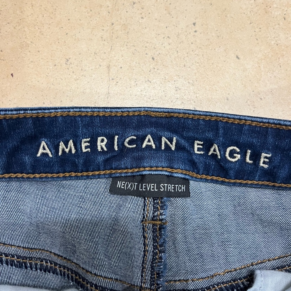 American Eagle skinny Blue Women's Jeans Size 2 Short - Picture 2 of 4